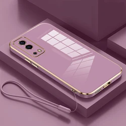 For vivo Y72 5G Case Luxury Square Plating Vivo Y52 5G Phone Case vivo Y75S Y72 Y52 ShockProof Silicone V2041 v2053 Back Cover
