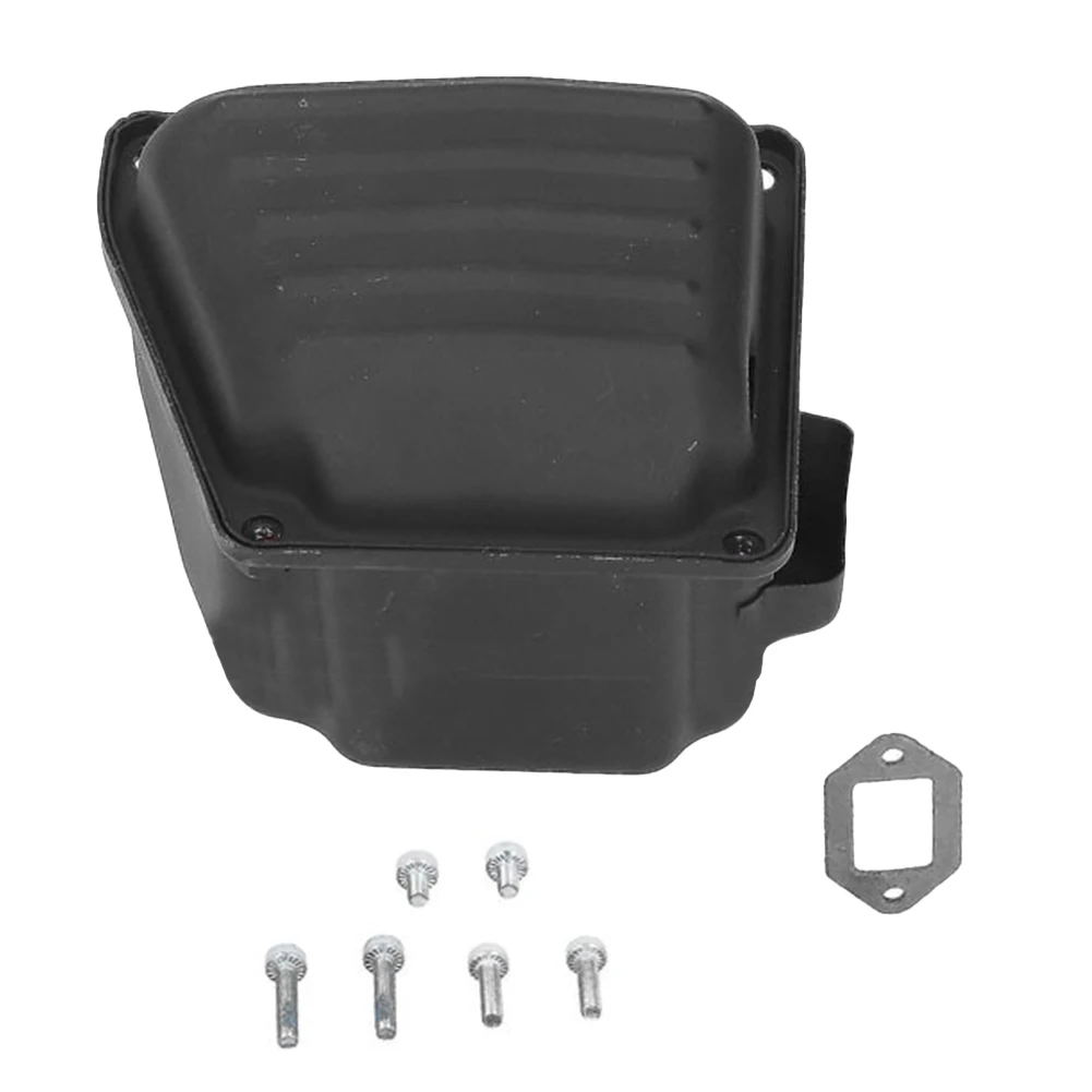 Replacement Muffler Kit with Gasket and 3 Pairs of Screws for 064 065 066 MS660 Chainsaw 1122 140 0604 Dual Port Exhaust System