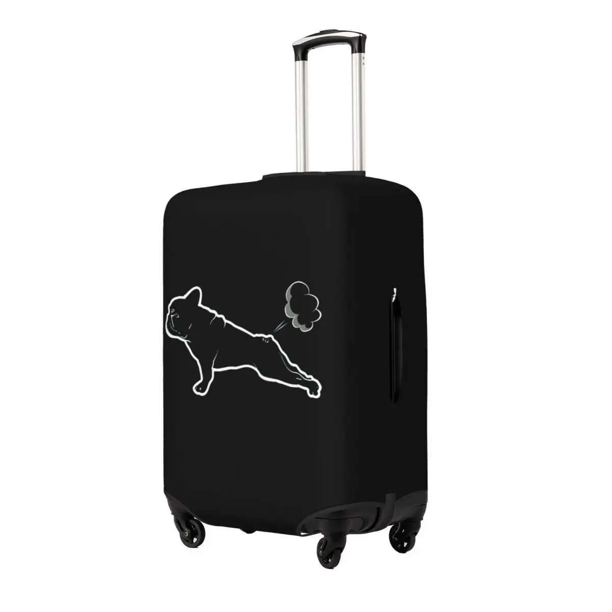 French Bulldogs Yoga Funny Print Luggage Protective Dust Covers Elastic Waterproof 18-32inch Suitcase Cover Travel Accessories