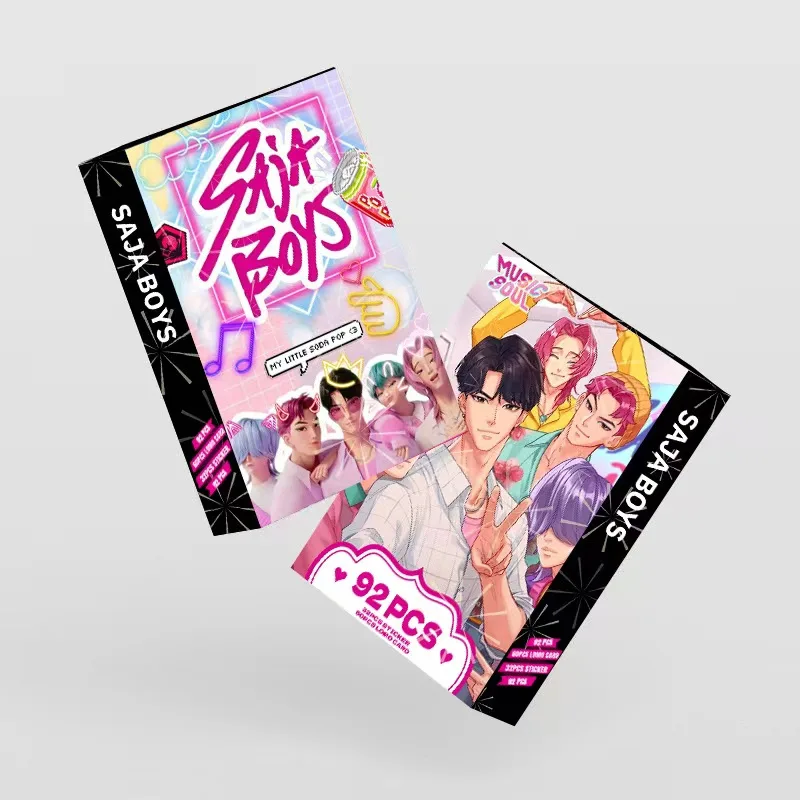 

92 карты ЛОМО от Saja Boys, KPOP, Demon HHunters, Anime Week, двусторонние маленькие карты, Saja Boys, фавориты фанатам, игровые карты