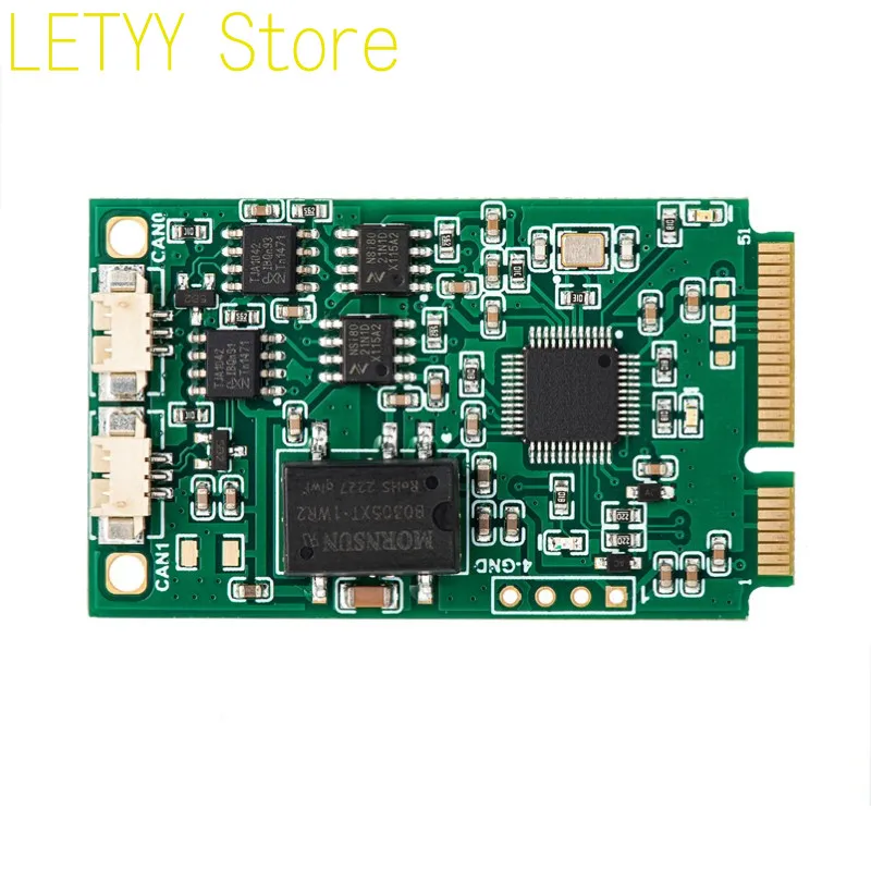 

MiniPCI-CAN Module MINI PCI-E to CAN Interface Card USB to CAN Dual Channel with Isolation