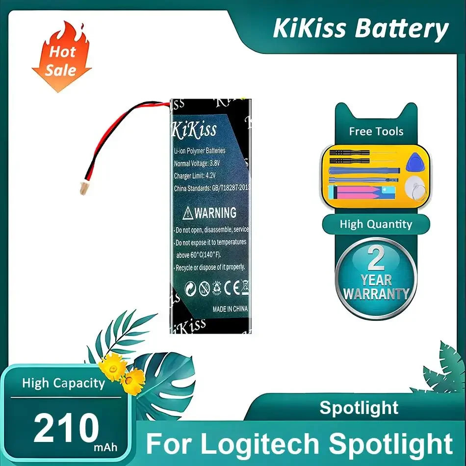 

High-Performance Battery For Logitech Spotlight,Spotlight,210mAh