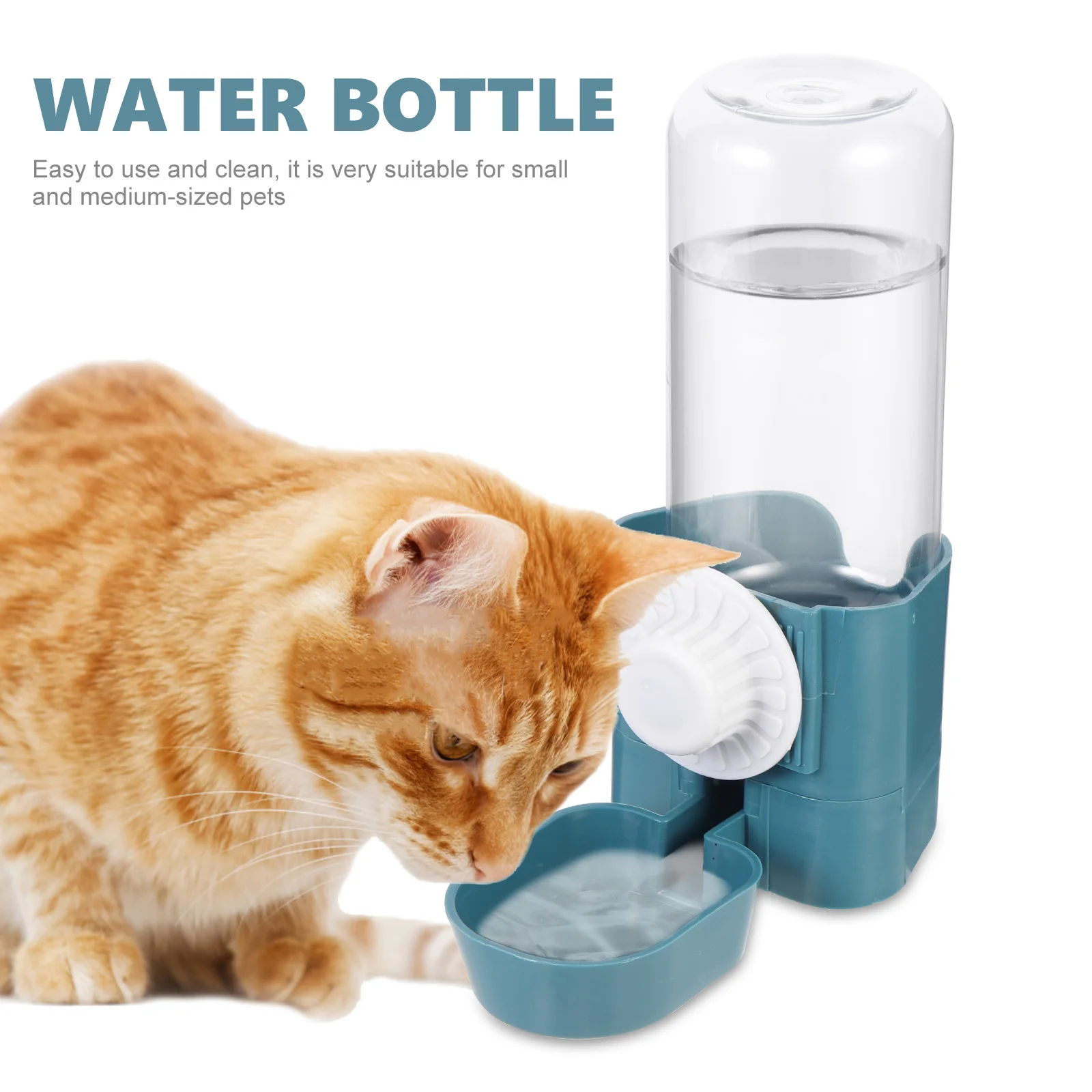 

Automatic Pet Water Dispenser Large Capacity Hanging Bottle For Cat Dog Rabbit Lightweight Durable Cage Water Feeder Small