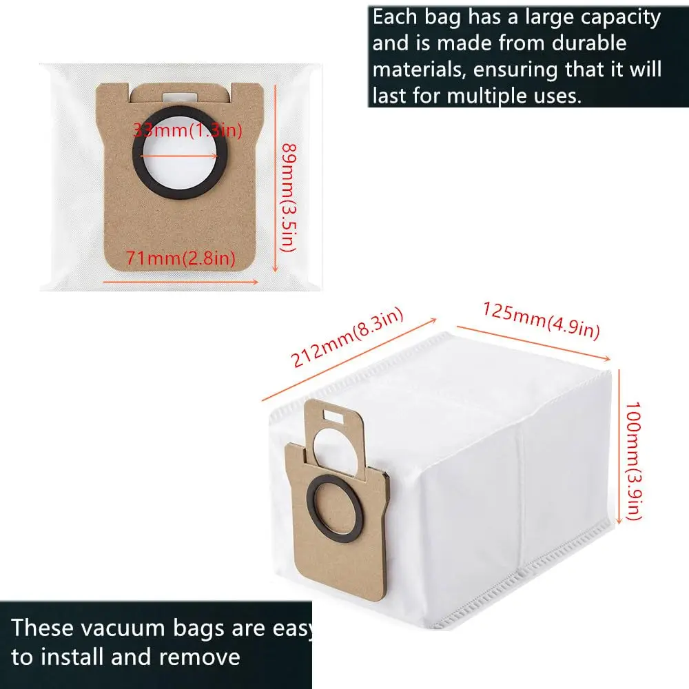 Dust Bag For Xiaomi Mijia M30S M30 Pro D103CN C107 1S B116 B101CN C102CN X20+ Consumable Part Garbage Collection Bag Accessories