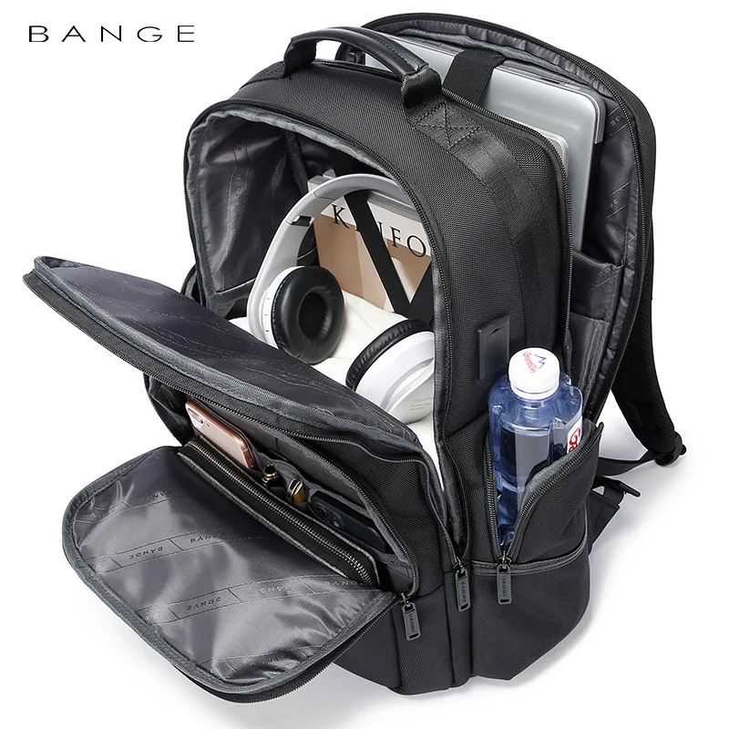 Bange Men Backpack Large Capacity Multifunctional  Usb Charging Waterproof Travel Custom School Backpacks Laptop Backpack