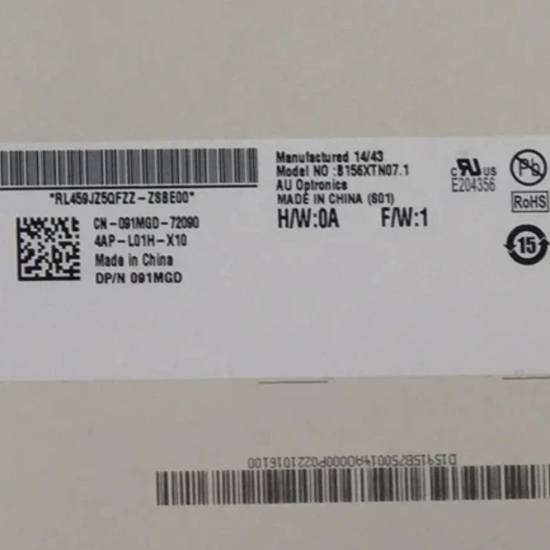 

B156XTN07.1 fit B156XTN03.3 N156BGE-EB1 N156BGE-E31 LP156WHU TPA1 B156XTN03.1 SLIM LED SCREEN EDP 30pin LCD Screen