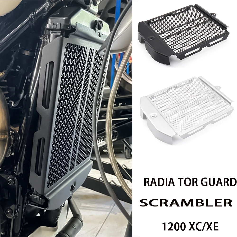 

For Scrambler1200 XC XEMotorcycle Grille Cover Protector Stainless Steel Silver Black Scrambler 1200 Accessories Radiator Guard