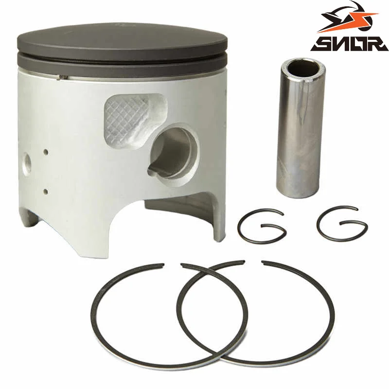 Repuestos de Motor para Motocicleta SNOR, Kit de Anillos de Pistón de Cilindro de 66 mm para Kawasaki KDX200 KDX 200 1989-2005, Pistón de Alto Contenido de Silicio