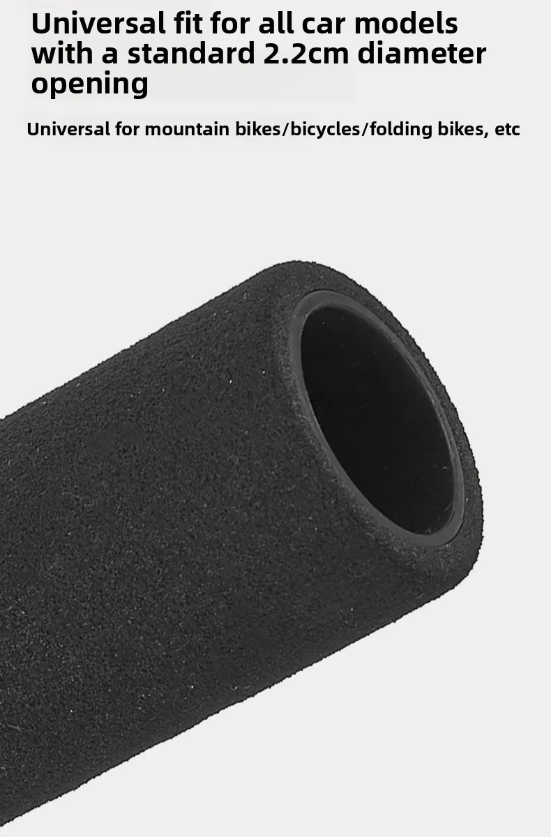 Fahrradlenkergriffe, Einzelschloss am Fahrradlenker, weicher, rutschfester Gummihandgriff, bequem, ergonomisch, für BMX Mountain – Detail 10