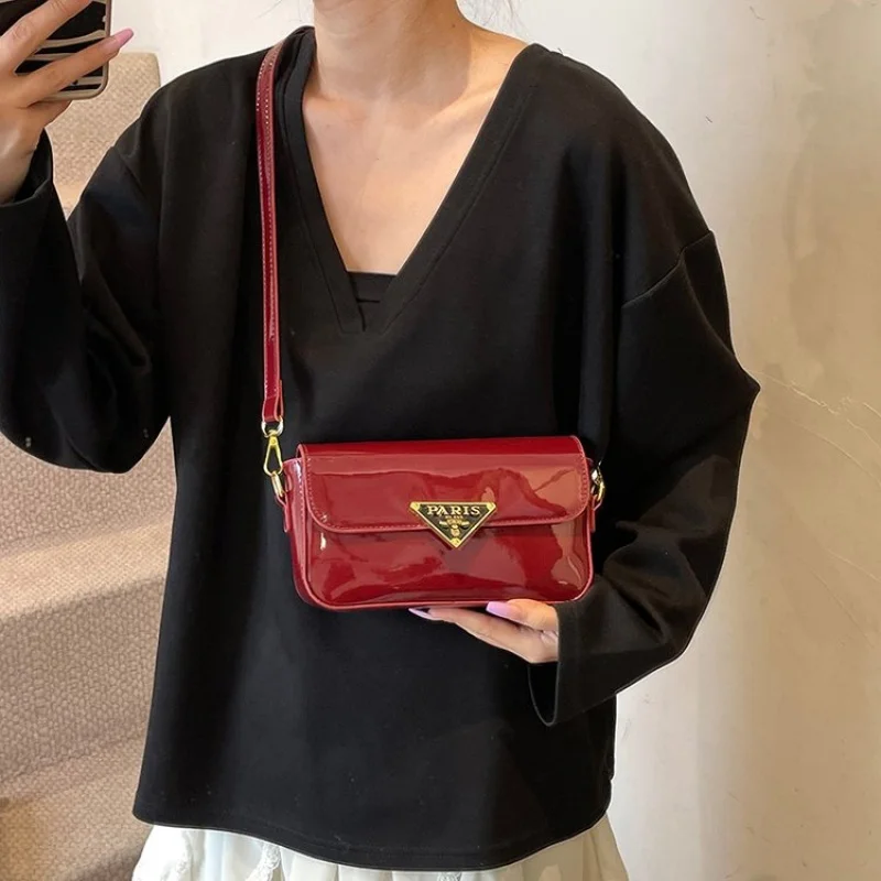 

Роскошная женская повседневная простая кожаная сумка через плечо, модная пригородная классическая элегантная женская модная сумка