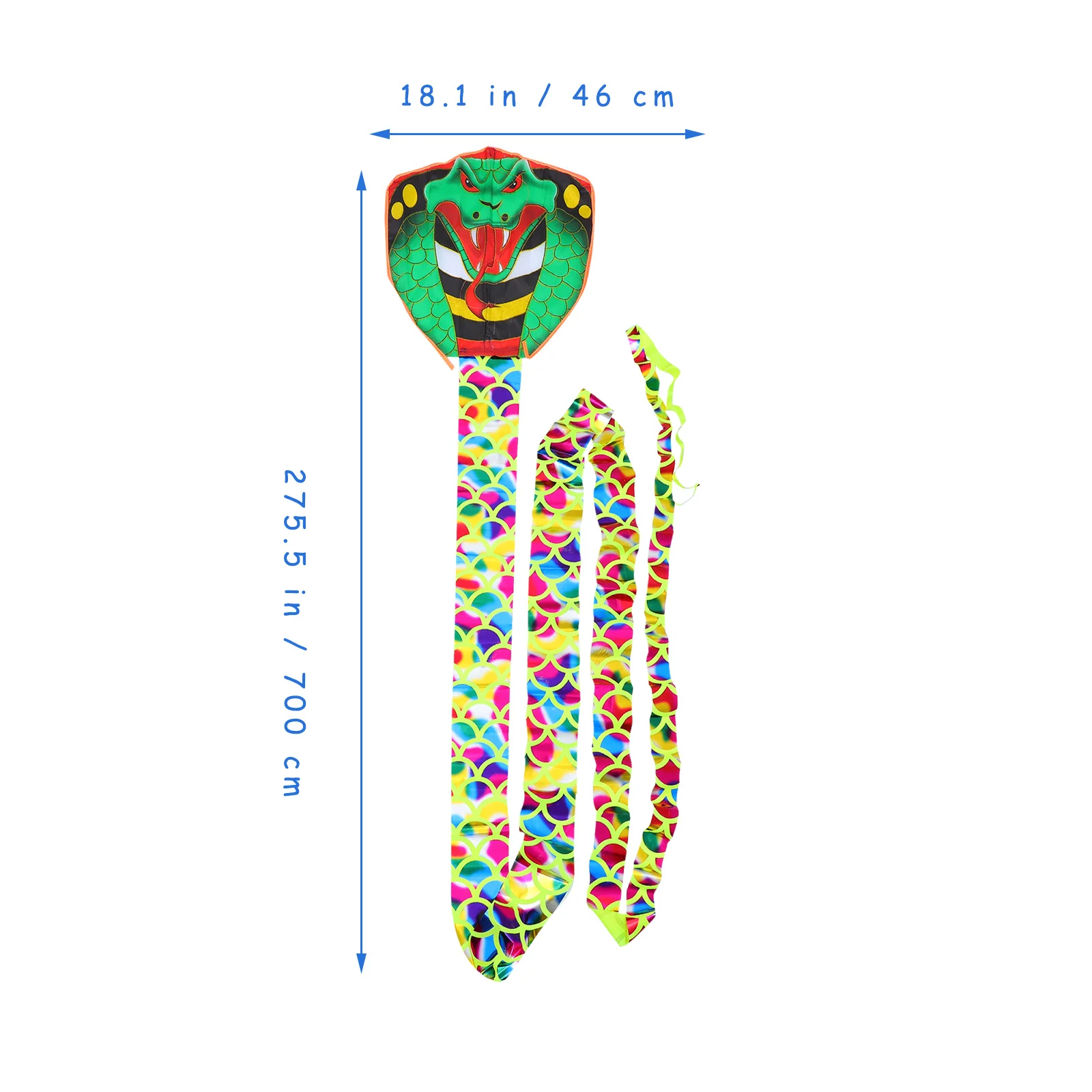 Cometa de serpiente larga grande, diseño de serpiente hecho a mano, cola larga, deportes al aire libre, diversión en la playa, cometa voladora ligera para niños y adultos