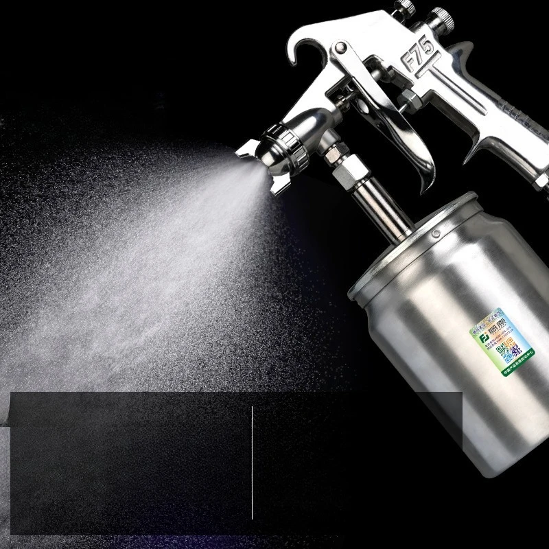 Car spray paint lower pot Pneumatic tools High atomization watering can F75 lower pot spray paint can