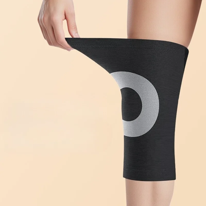 가을과 겨울 달리기와 스포츠를 위한 두꺼운 인공 토끼털이 있는 따뜻한 무릎 패드, 노인을 위한 무릎 관절 보호대