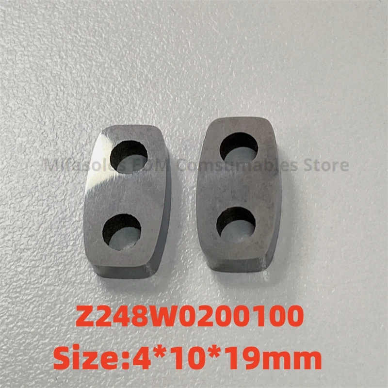 1PCS EDM Z248W0200100 Power Feed Contact 4x10x19mm Energizing Plate For Makino U series CNC Wire Cutting Machine