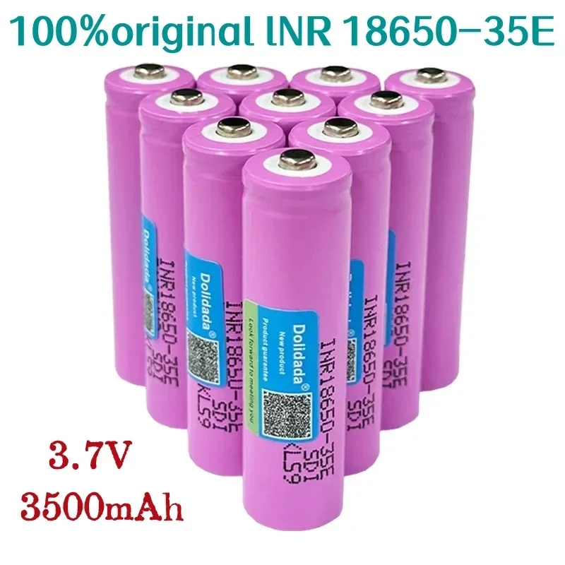 Akumulator litowo-jonowy do latarki, akumulator 18650 35E 3,7 V 3500 mAh Wyładowanie 18650, INR18650-35E.