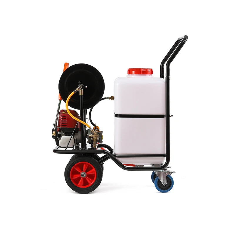 Agricultural Sprayer Four Wheel High Pressure 60l Trolley Power Sprayer