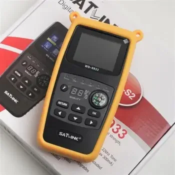 Imagem -05 - Satlink-digital Satellite Finder Ws6933 Dvb-s2 Fta Cku Band Meter Original