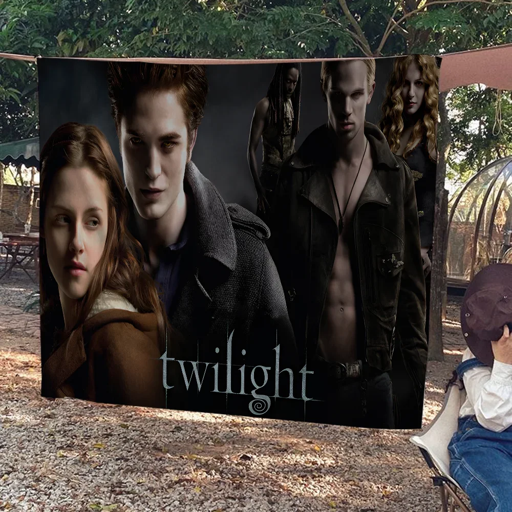 TV Twilight Isabella Edward Cullen Retro Flags Multiple Choice Living Studio Booth Interior Decoration Banner