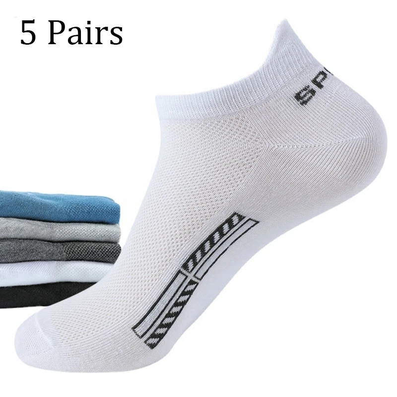 5 Pairs Men Socks Autumn Winter Breathable Men Socks Breathable Cotton Sports Sock Breathable Deodorant Business Socks