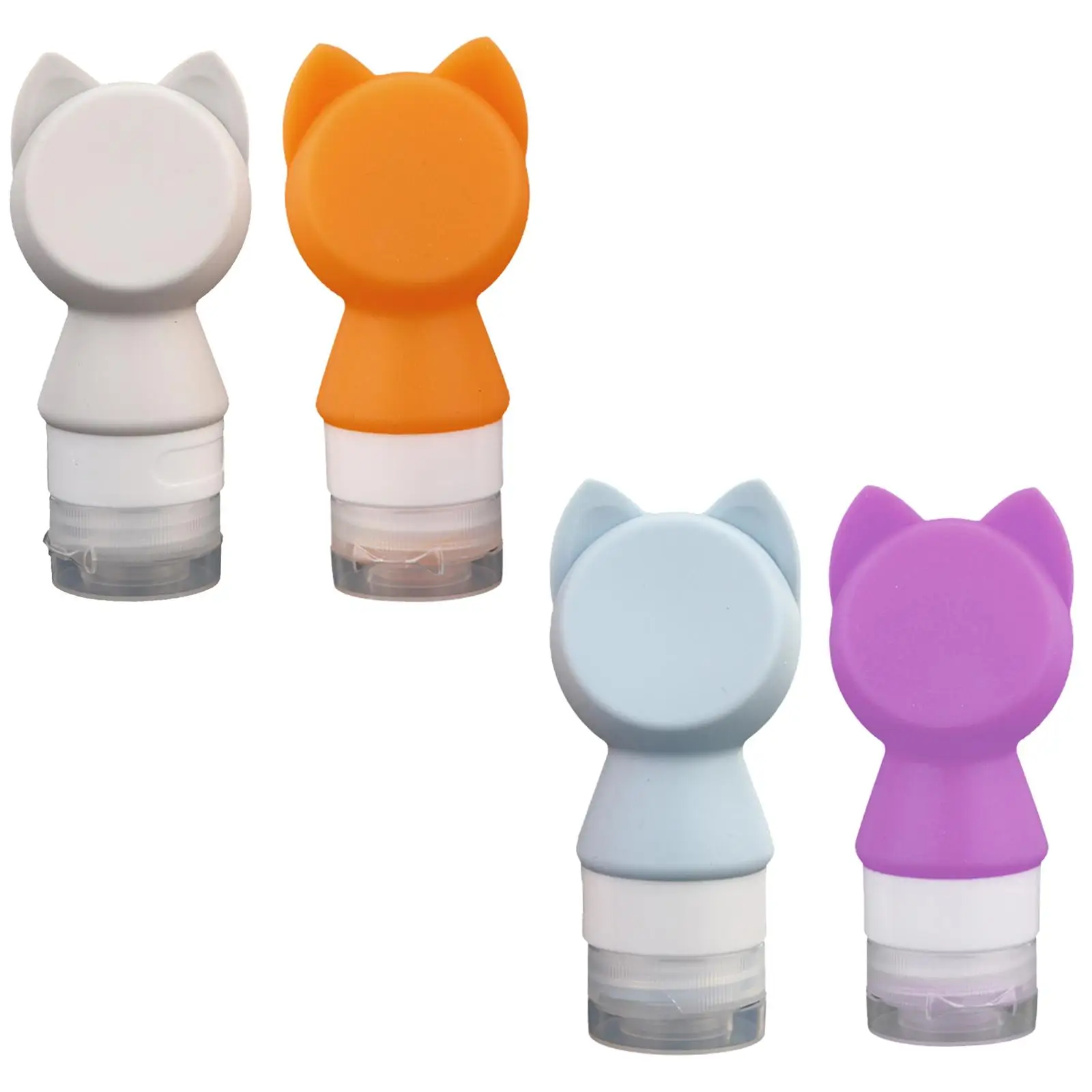 Travel Bottles, Silicone Squeezable Travel Size Storage Bottle for Body Wash