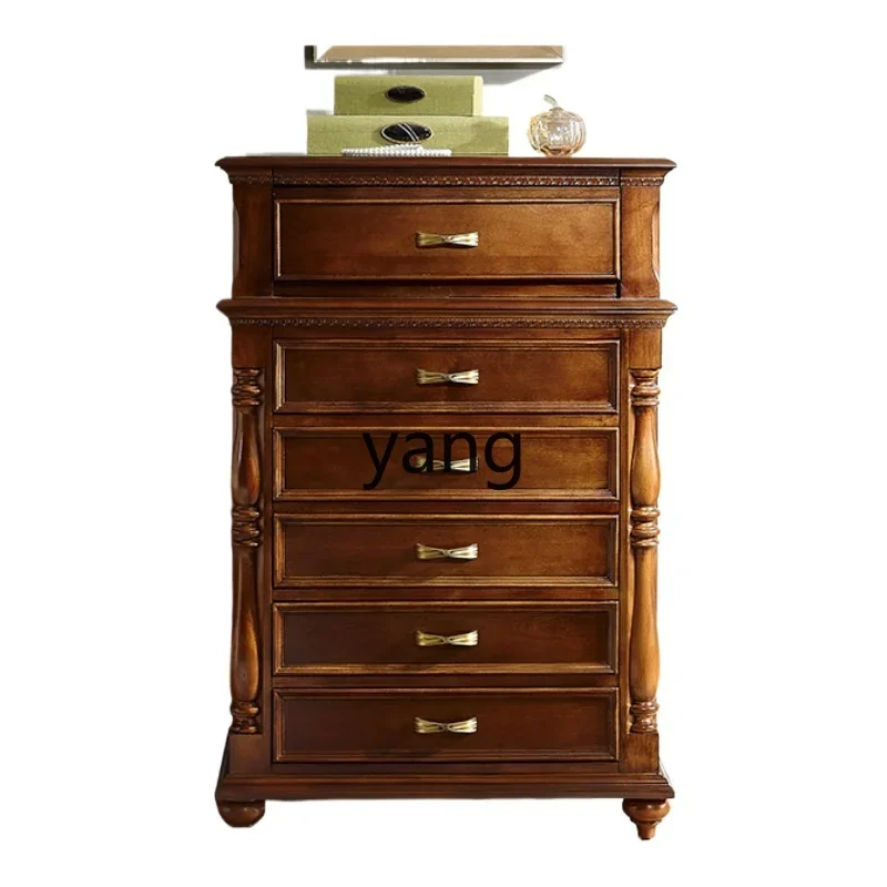 

xyy solid wood chest of drawers bedroom dressing table locker living room cabinet multi-functional drawer cabinet