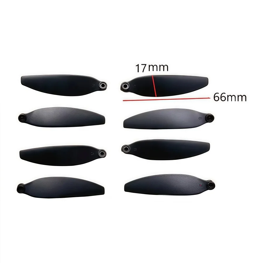 8PCS High Quality Universal Folding Propeller Blades 57mm~76mm Remote Control Drone Parts Plastic Quadcopter Spare Blade Wing