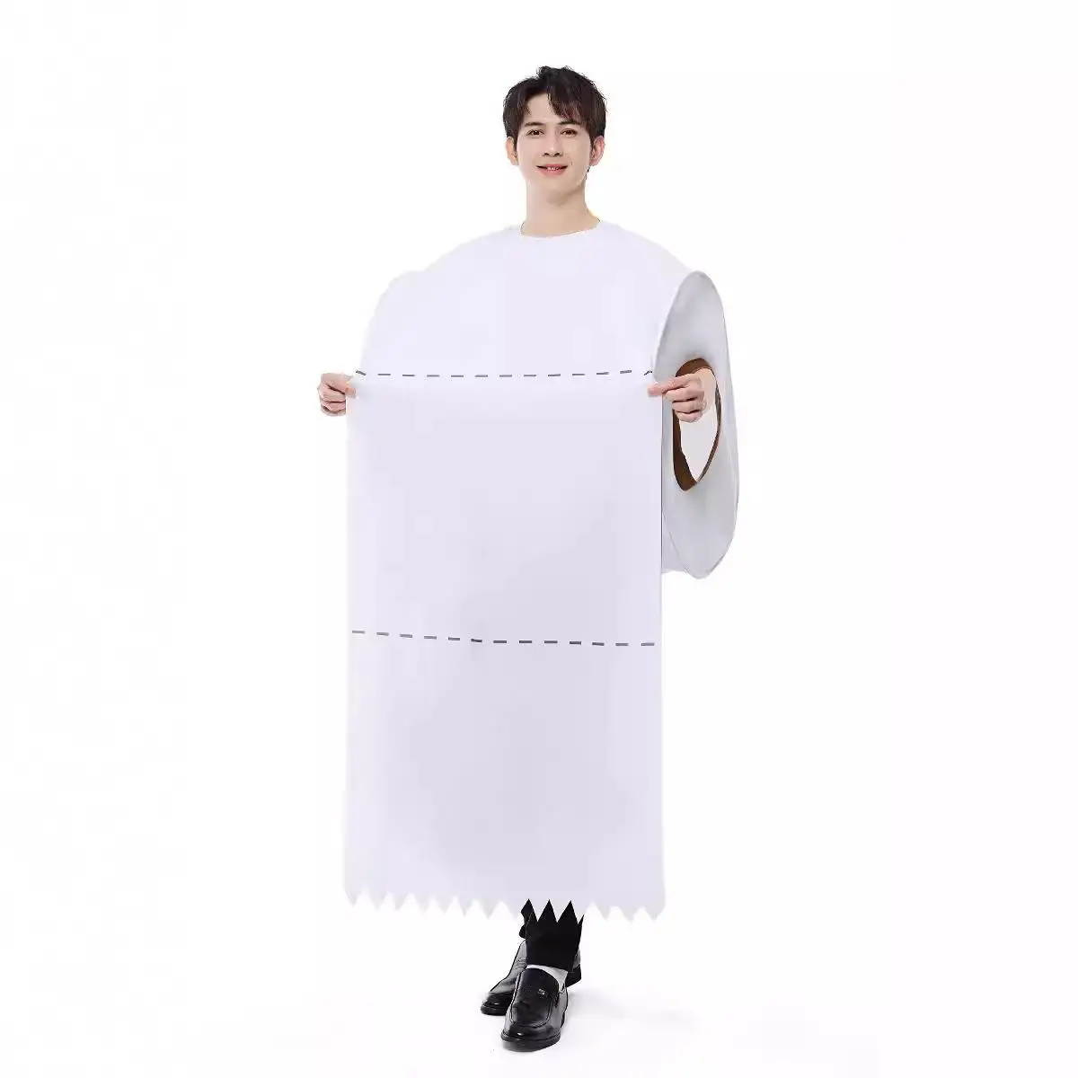 

Забавный костюм на Хэллоуин из туалетной бумаги, женский наряд для выступлений, интересная сценическая одежда для косплея, театральная одежда