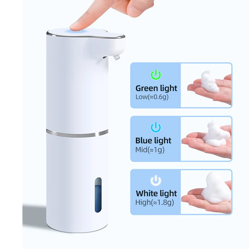 New Wall Mounted Automatic Soap Dispenser Foam Smart Hand Washing Machine 380ml Liquid Rechargeable Bathroom JJ3491