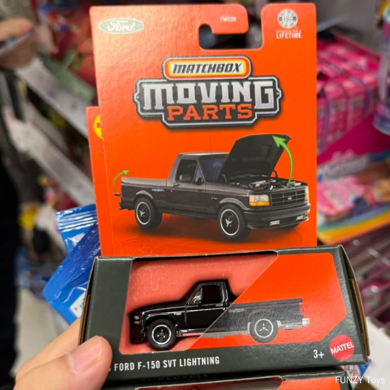 Matchbox 1994 Ford F-150 SVT Lightning Pickup, Modelo de Auto a Escala, FWD28, Puertas y Capó que se Abren, Piezas Móviles, Regalo Coleccionable para Adultos