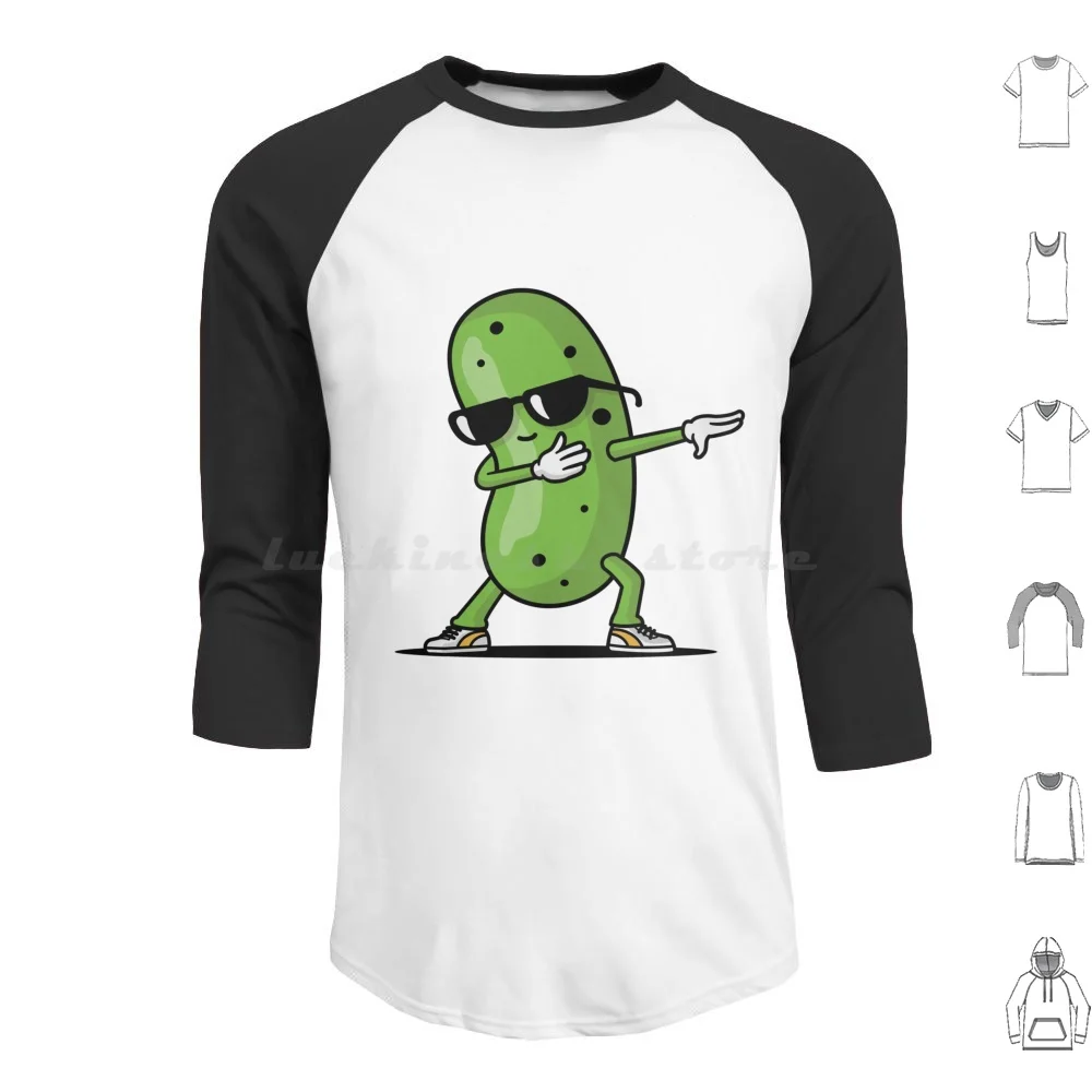 Dabbing Pickle Hoodies Long Sleeve Pickle Dabbing Dabbing Pickle Pickle Lovers For Pickle Lovers Cool Sunglasses Cool