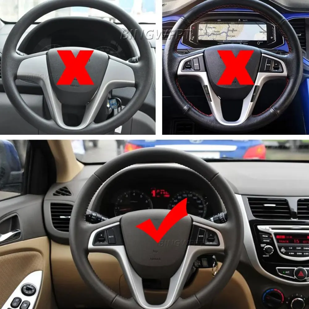 Good Quality Separate To Sell Steering Wheel Switch Panel For Hyundai VERNA SOLARIS 2010-2016 Audio Frame view 4