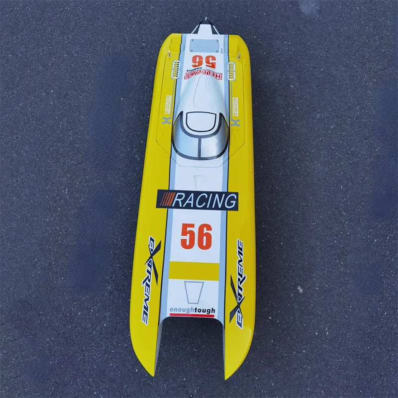 RC Ship Catamaran Model 140CM Brushless Ship E51 Breaking 100 High-speed Speedboat Model