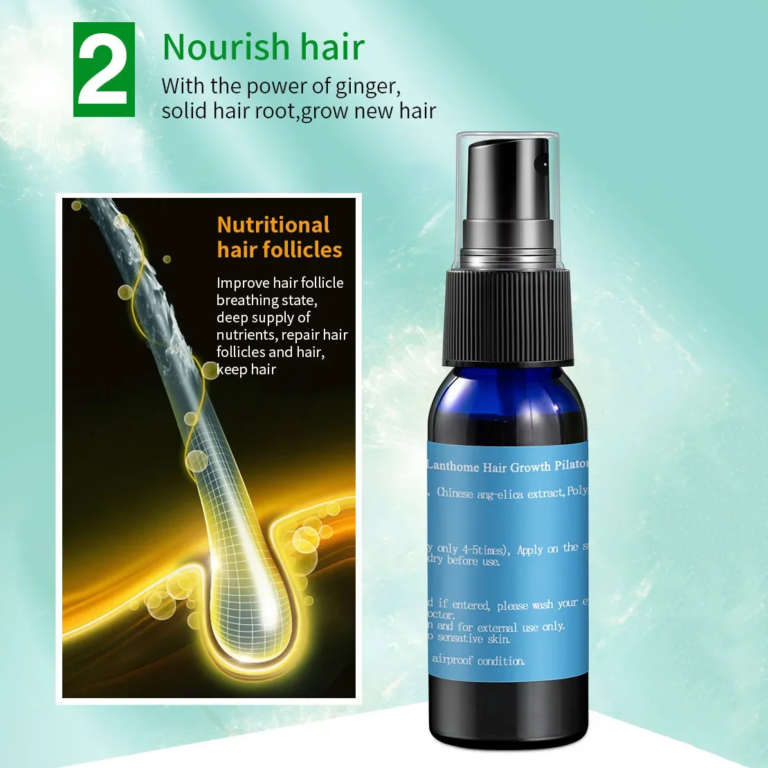 Hair Essence Promote Growth Nourish Anti-hair Loss Strengthen Roots Healthy Hair Care