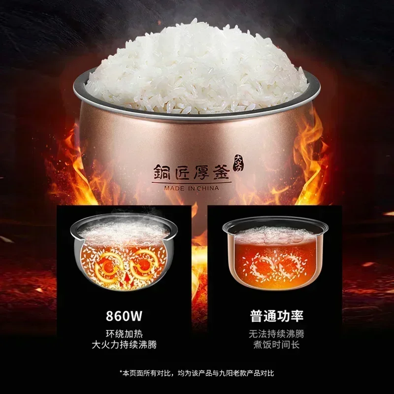 Riz Cooker Electric Rice 220v Multicooker Household Appliances For Home Smart Soup Separation 4L Low-sugar Coocker Pot