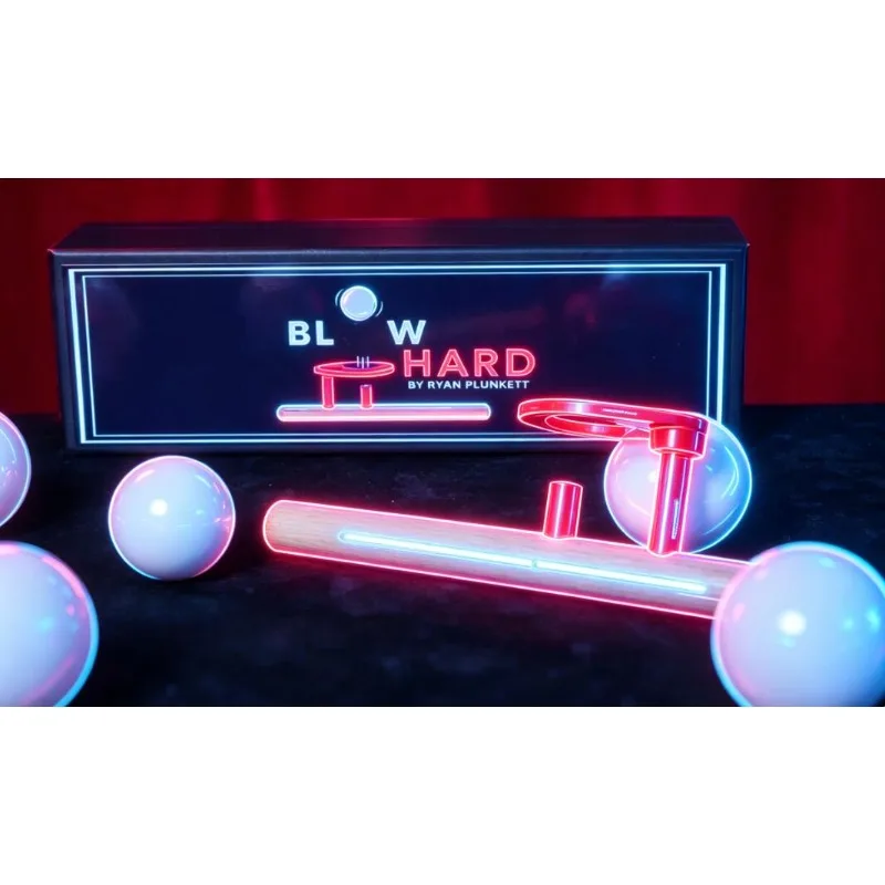 

Трюк с левитирующим шаром Blow Hard от Райана Плункетта: сценический фокус, реквизит для магии, аксессуар для иллюзий, гиммик, обучающий курс