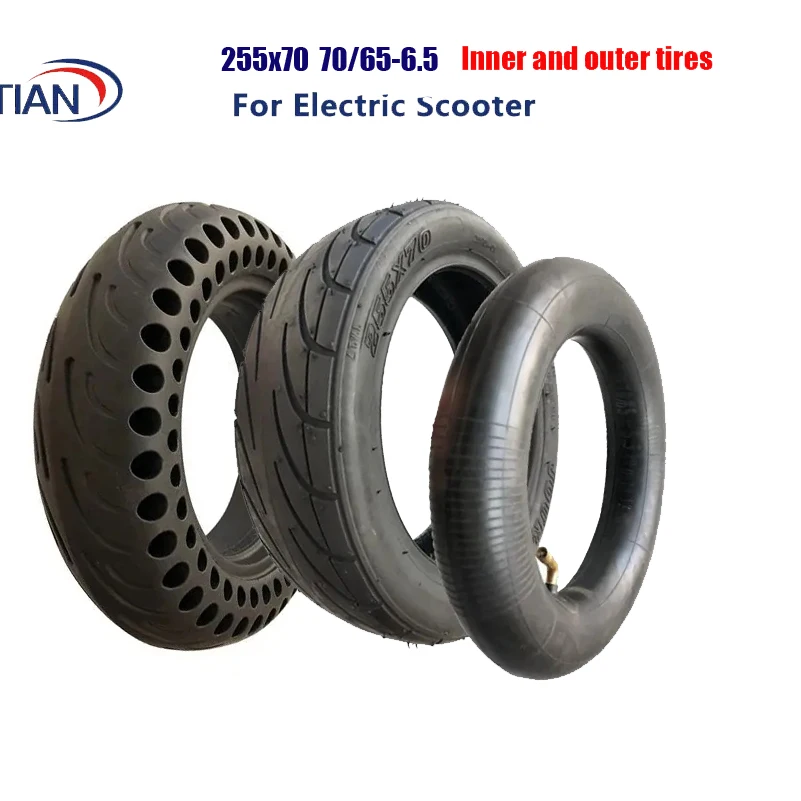 

Electric Scooter Tire 255x70 Vacuum Tire 70/65-6.5 Balance Car 10 Inch Inner Tube Outer Tube Solid Tire
