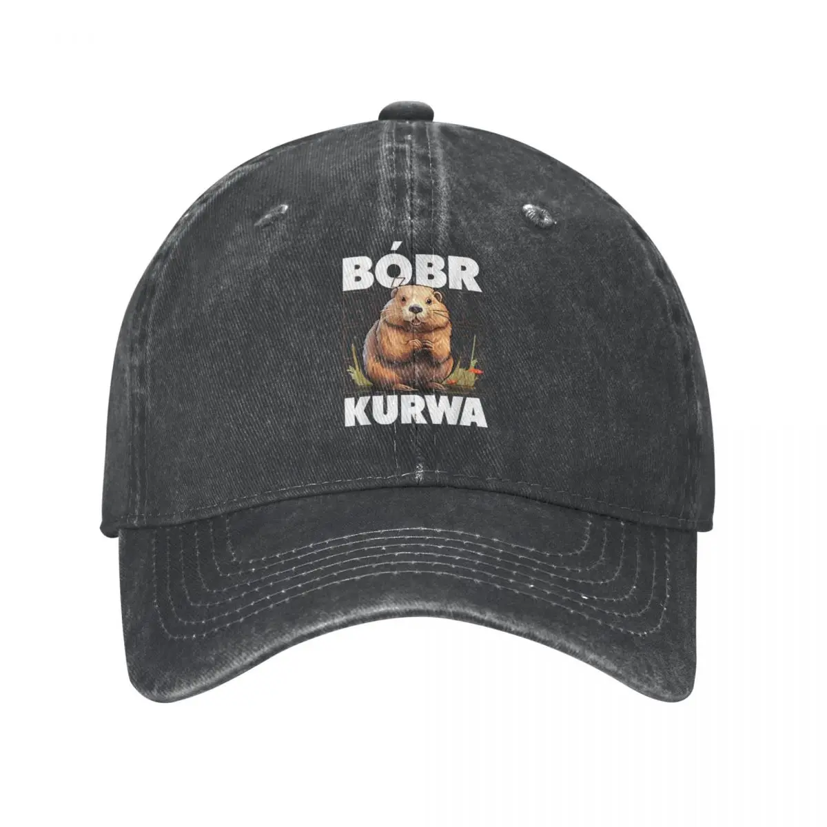 Bobr Kurwa Baseball Caps Vintage Distressed Denim Bober Snapback Cap Unisex Outdoor Workouts Gift Caps Hat