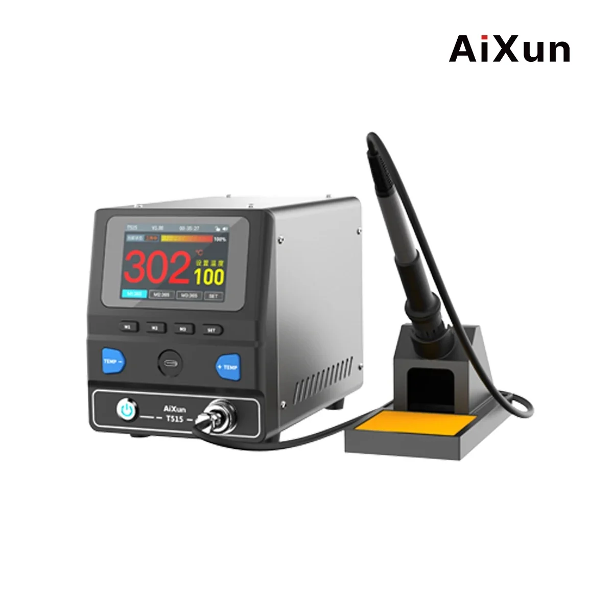 

Aixun T515 High-Frequency Soldering Station 150W High Power Electric Soldering Iron 90-550 Degree for Motherboard Chip Welding