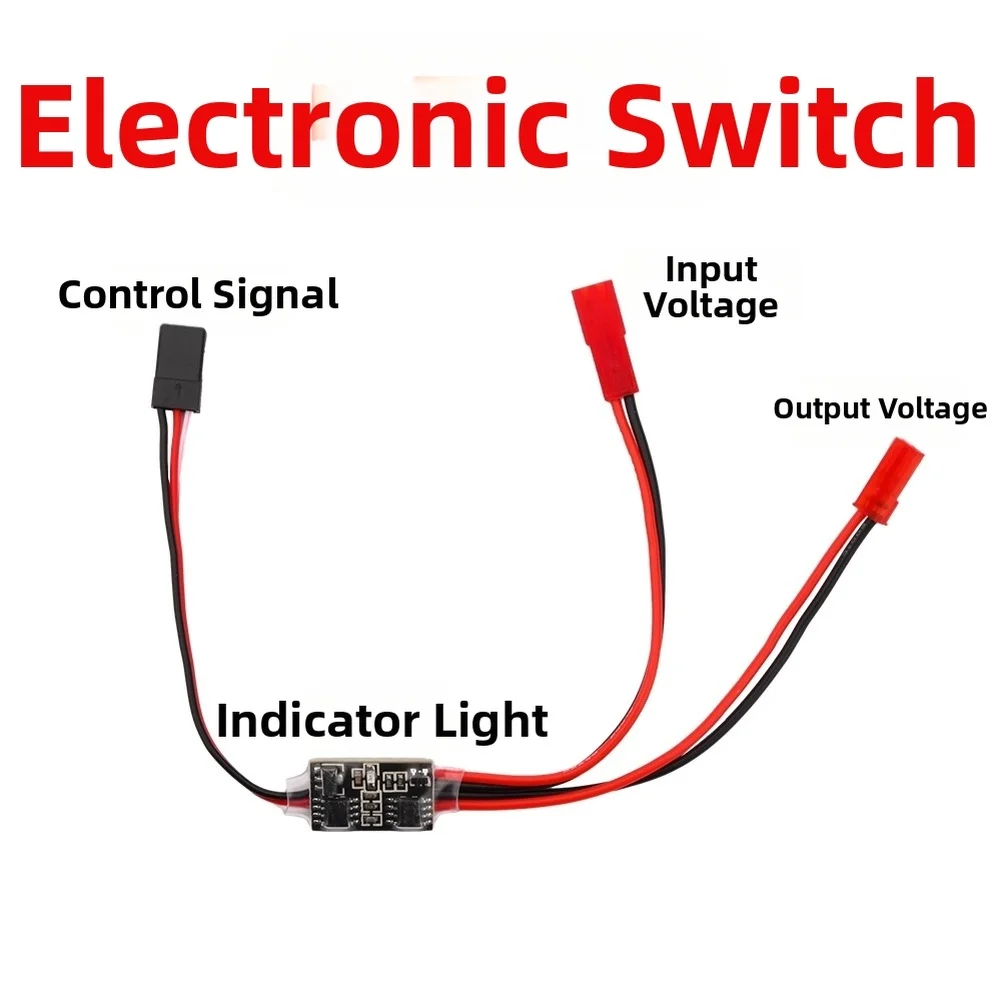 8-17A High Current Remote Electronic Switch For PWM Control With LED Indicator For UAV Model Aircraft 3-30V
