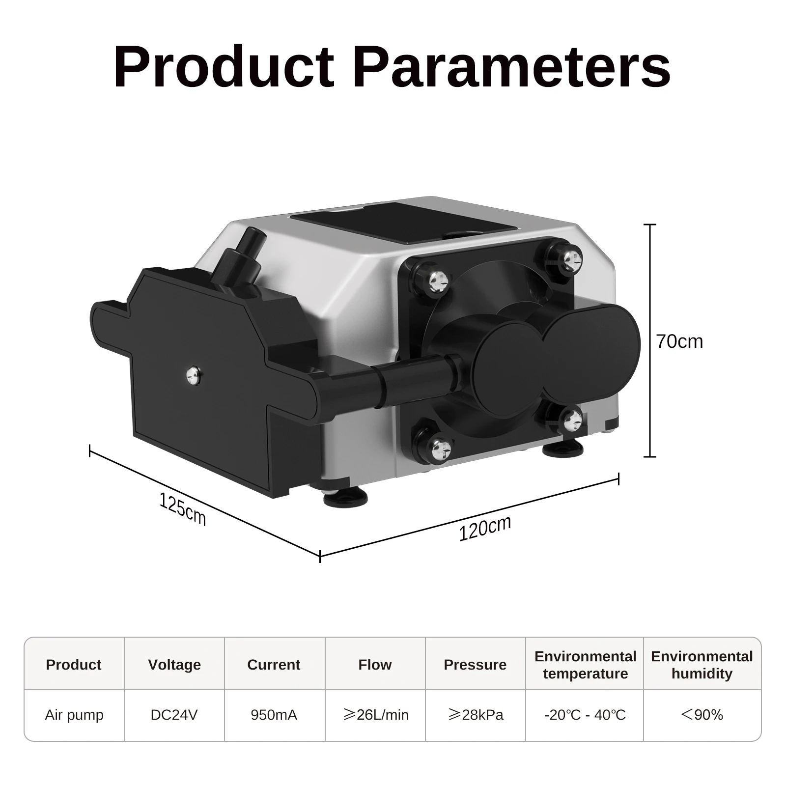 LASER TREE Air Assist Pump 30L/Min Air Compressor Adjustable Speed Low Noise for CNC Laser Engraving Machine Wood Working Tools