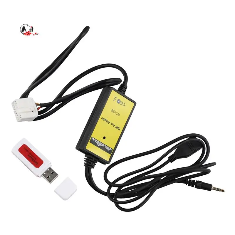 A10E-Car MP3 Audio Interface AUX USB Adapter CD Changer For Honda Accord 2003 2004 2005 2006 2007 2008 2009 2010