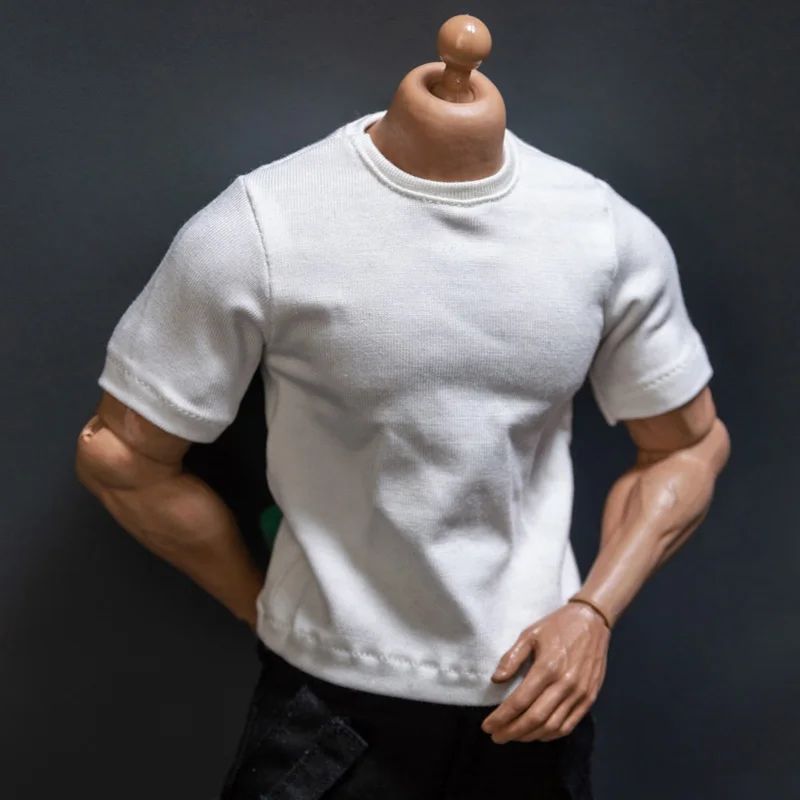 تي شيرت فضفاض بمقياس 1/6 | بلوزة بأكمام قصيرة مقاس 12 بوصة لشخصيات قوية | تي شيرت جندي BJD من الذكور والإناث 1:6 #2