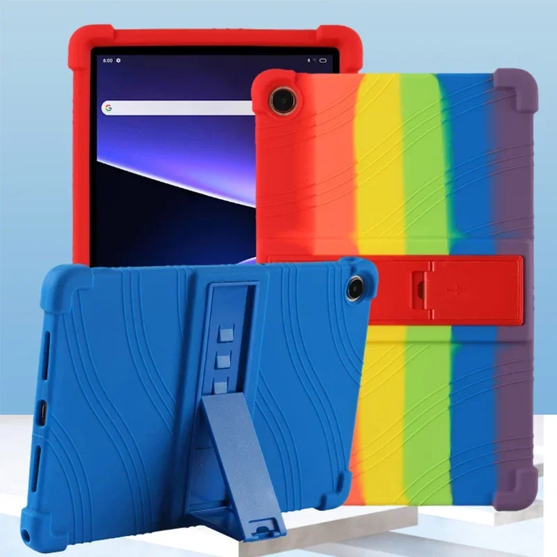 For Lenovo Tab M10 Plus 3rd Gen 10.6 inch TB125FU Case Silicone Stand Cover For Lenovo Tab M10 HD 2nd Gen TB-X306X Tablet Funda