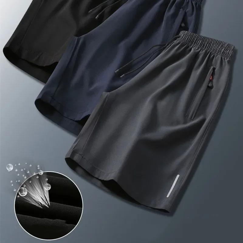  Exquisite Functional Sports Running Shorts Fitness Training Men's Quick Drying Ball Knee Length Pants Outdoor Jogging Sportswear 