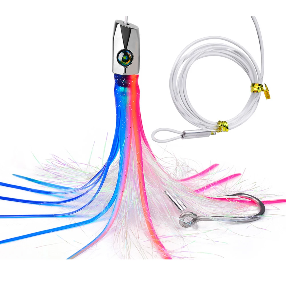 Sea Fishing Boat Fishing Fishing Bait Octopus Soft Lure 1.7m Cord Length 22CM 85g Improve Catch Rate For Kingfish