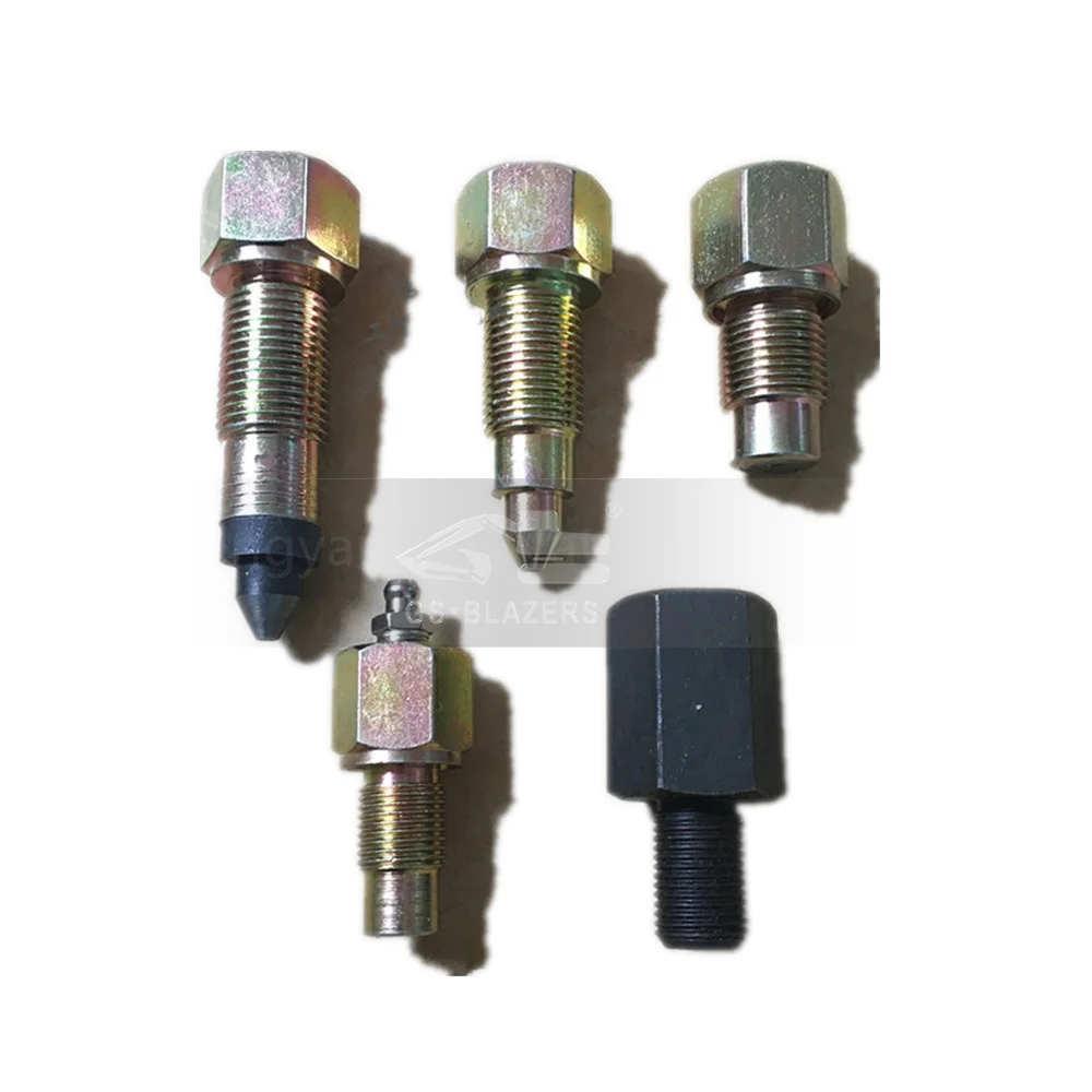 

Excavator Parts For 60 80 220 215 225-7 Chain Nozzle Tensioner Cylinder Check Valve Lubrication Oil Valve Oil Channel