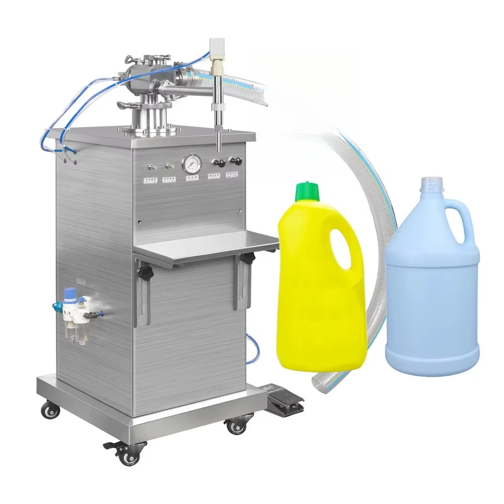 Semi-Auto Cosmetic Filling Machine | Single/Double Head Dosing for Liquid/Paste, Cream, Lotion, Sauce