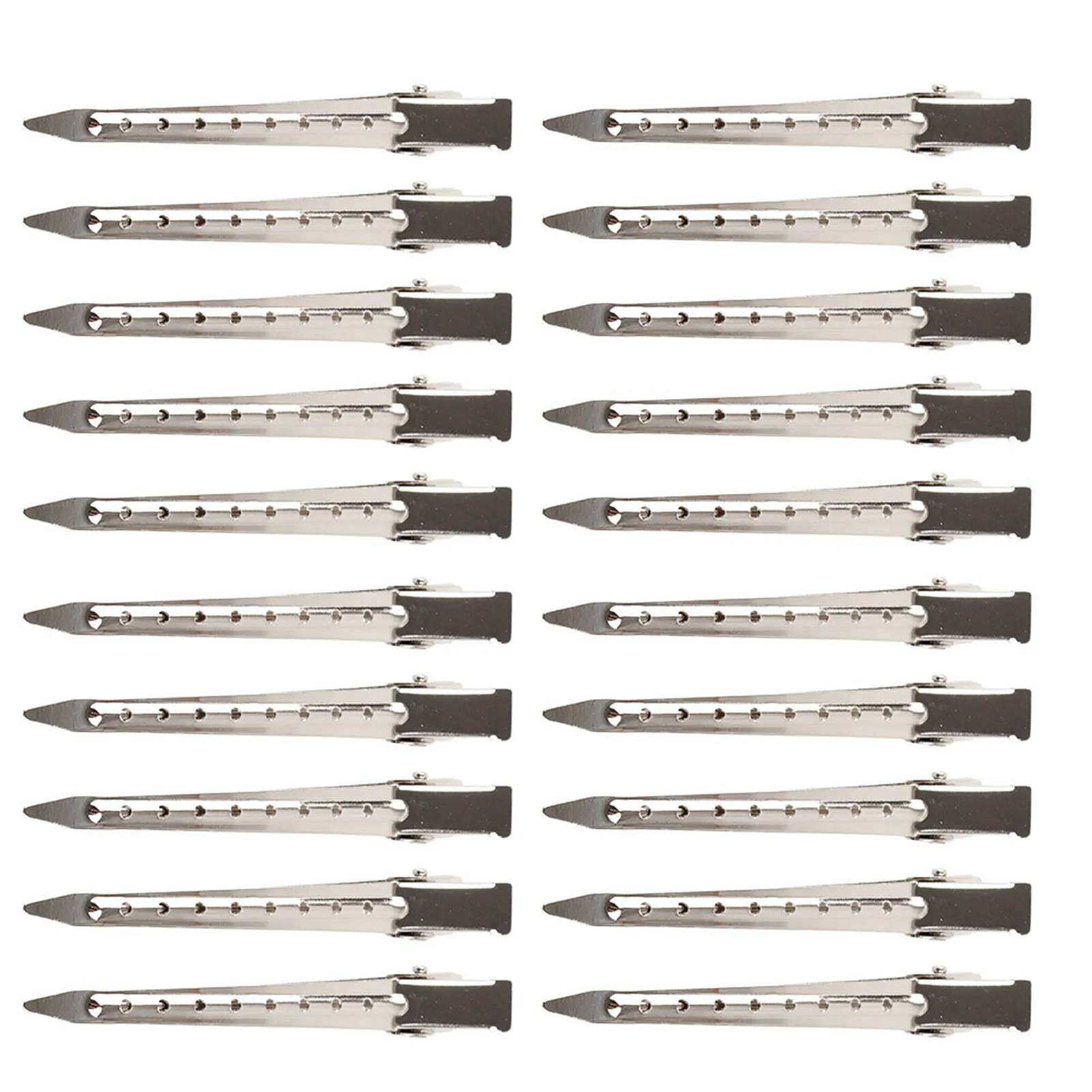 Salon Clamp 20pcs Bill Clips Metal Bill Clip Sectioning Hair Styling Clips Hairdressing Styling Tools for Hair Salon