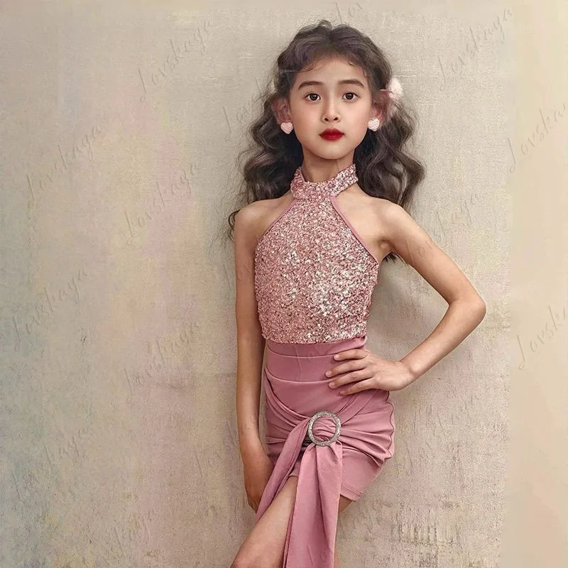 

New Summer Latin Dance Clothes for Girls, Professional