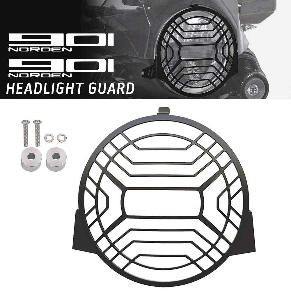 

Headlight FOR Husqvarna Norden 901 2022 2023 2024 Norden-901 Motorcycle 2025 Head Lamp Protector Grille Guard Cover Protection